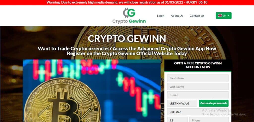 Crypto Gewinn