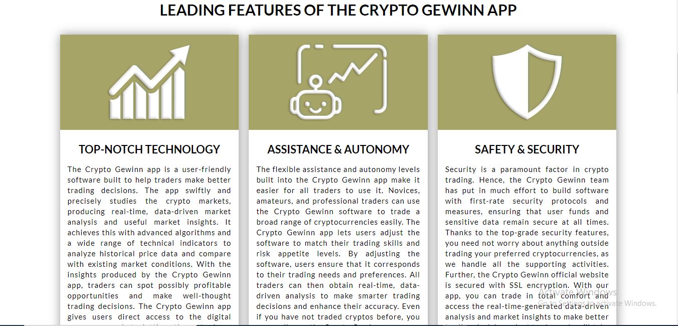 Crypto Gewinn 