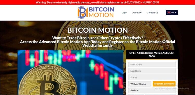 Bitcoin Motion Review: Is It Legit Or A Scam?   0 (0)