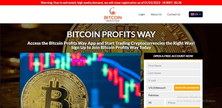 Bitcoin Profits Way Review: Legit Or A Scam?0 (0)