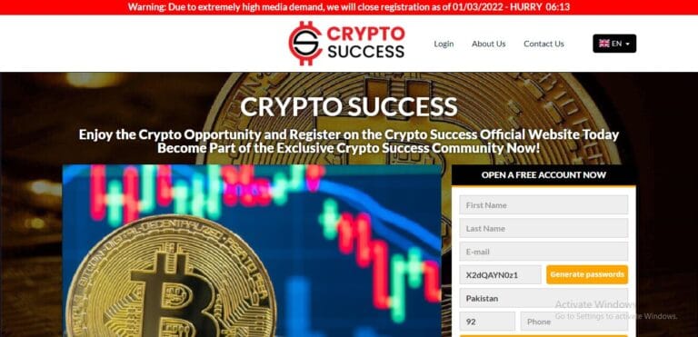 Crypto Success Review: How Legitimate Is It?0 (0)
